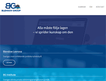 Tablet Screenshot of blendow.se